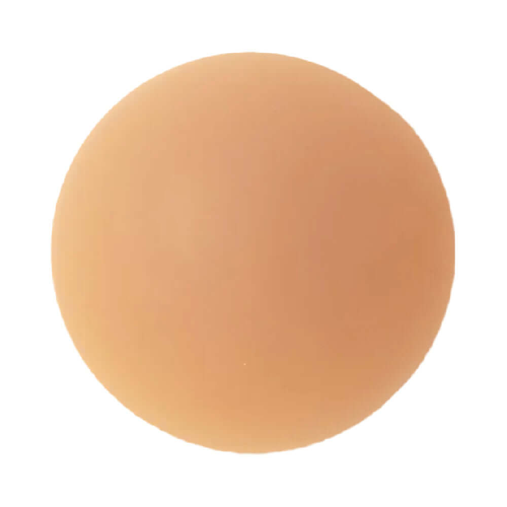 Pastease Halos Silicone Nipple Covers Small A-C Cup in smooth beige silicone for seamless coverage.