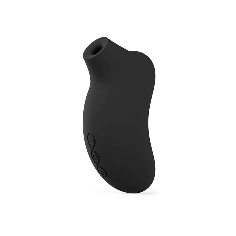 LELO SONA 3 Cruise Clitoral Stimulator Black side view showcasing its sleek design and controls.