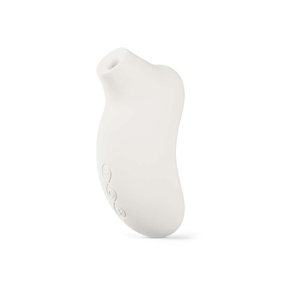 LELO SONA 3 Sonic Clitoral Massager Cream, white design, sleek and ergonomic for enhanced pleasure.