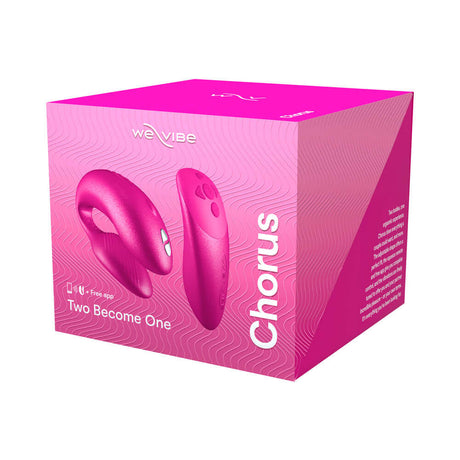 We-Vibe Chorus Couples Vibrator Cosmic Pink packaging featuring Two Become One design.