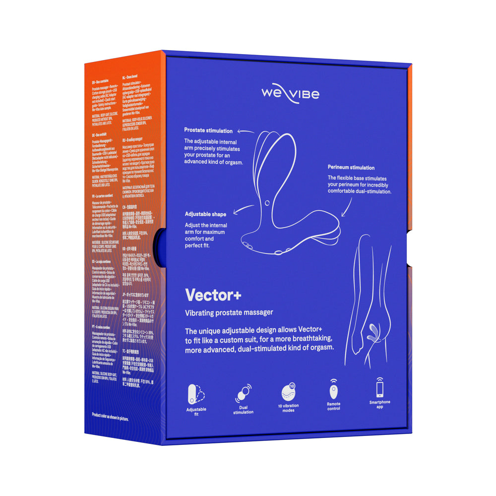 We-Vibe Vector+ Dual Stimulation Prostate Massager Royal Blue