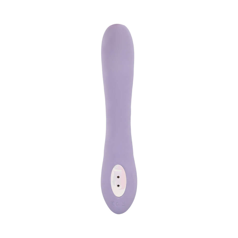 Adam and Eve Tickle Me Softly Soft Flexible Rabbit Vibe in lavender silicone for luxurious dual-stimulation.