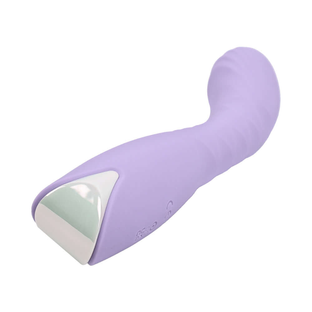 Adam and Eve Gee Oh My Soft Flexible G-spot Vibe in soft purple silicone design.