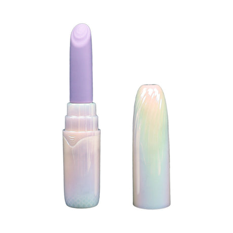 Adam and Eve Pouty Pucker Lipstick Vibe in iridescent casing with lavender tip.