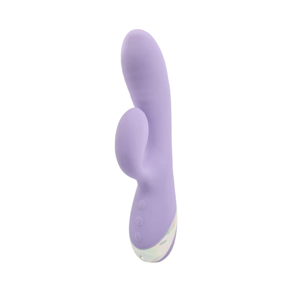 Adam and Eve Bunny Blow Up Rabbit Vibe in purple, featuring inflatable head and body-safe silicone design.