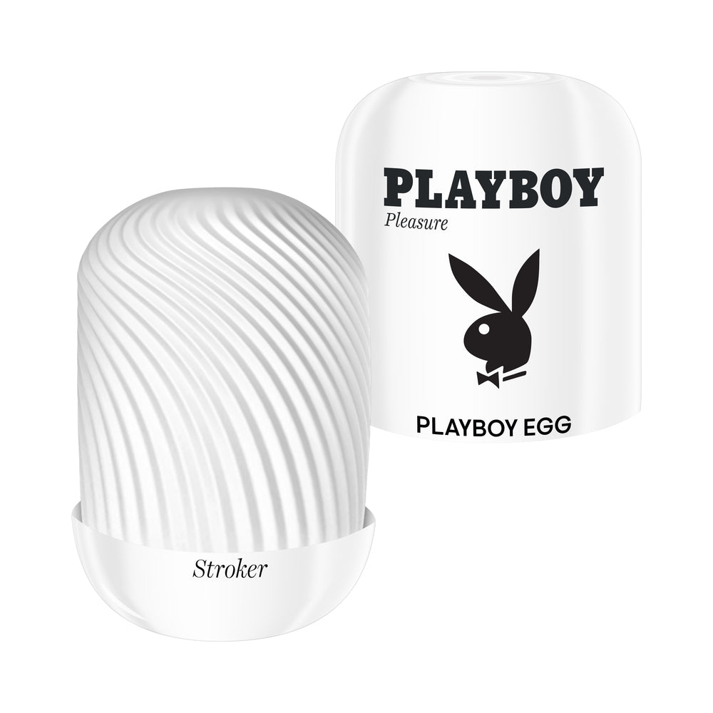 Playboy Pleasures 70th Anniversary Egg Stroker featuring a sleek design for ultimate satisfaction.