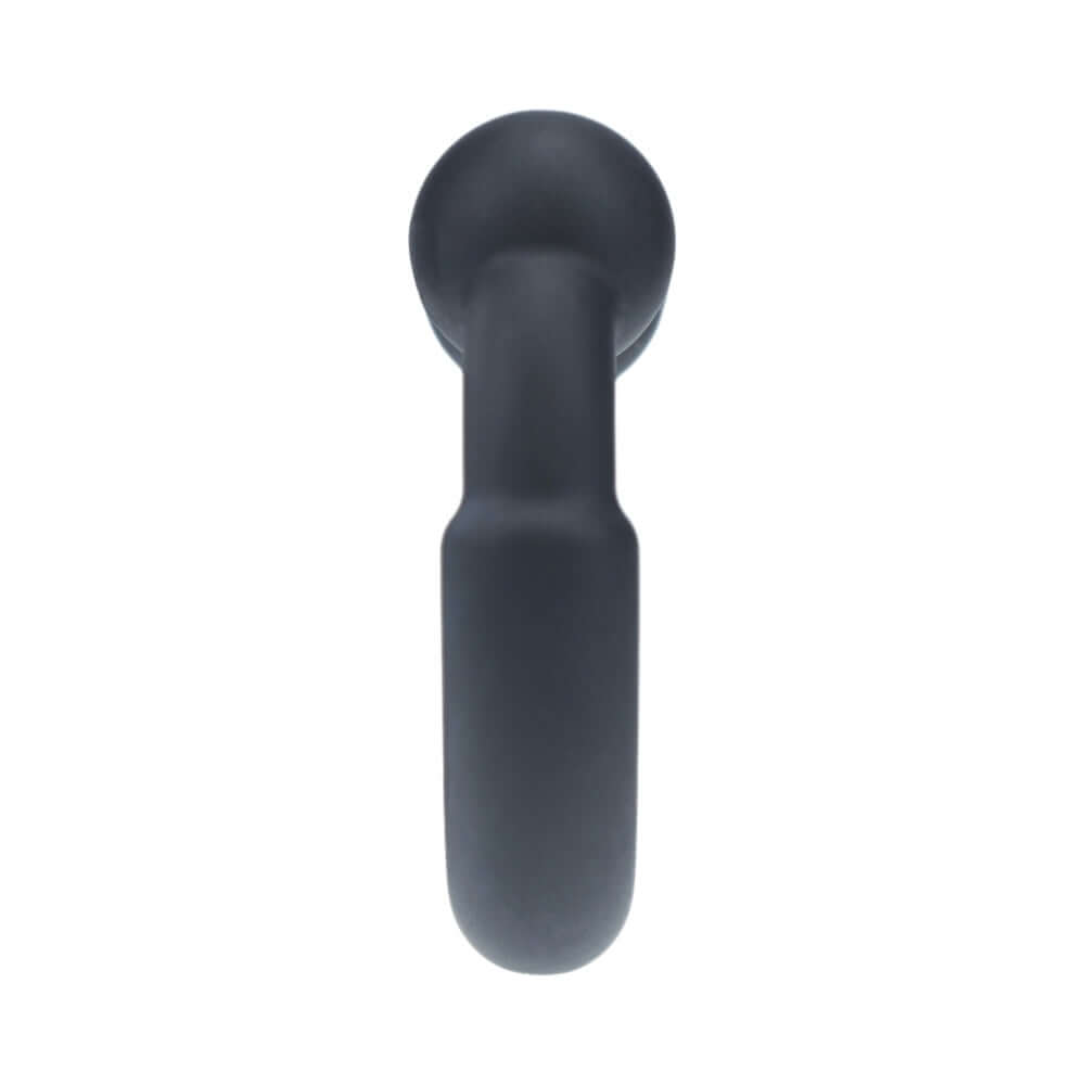 Levelz Metal & Silicone Cock Ring Black featuring a sleek design with soft silicone and metal balls for enhanced pleasure.