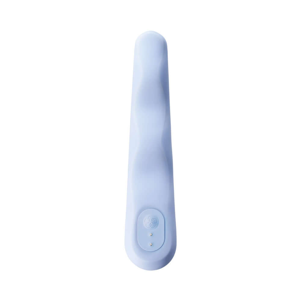iroha tsuki MINAMO Massager in light blue color with ergonomic design and control button