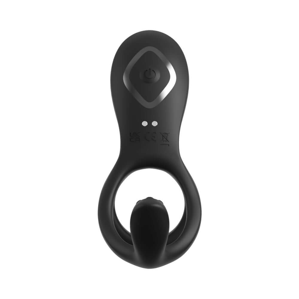 Fantasy C-Ringz Ultimate Couples Cage Max Black, triple-motor design for enhanced intimacy and pleasure.