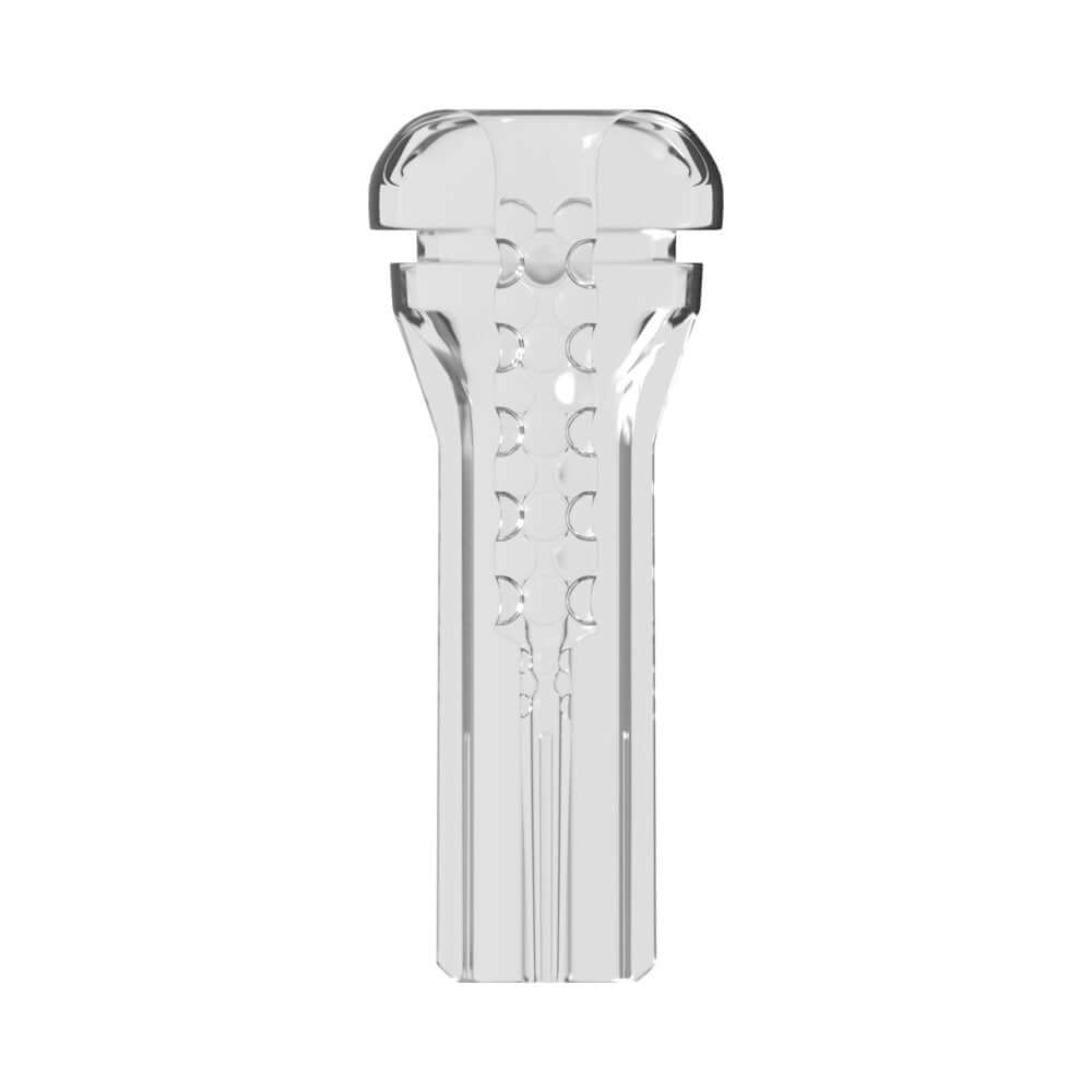 PDX Elite ViewTube Vac XXL Pump See Thru EZ-Grip Pump Stroker Clear in a transparent design.