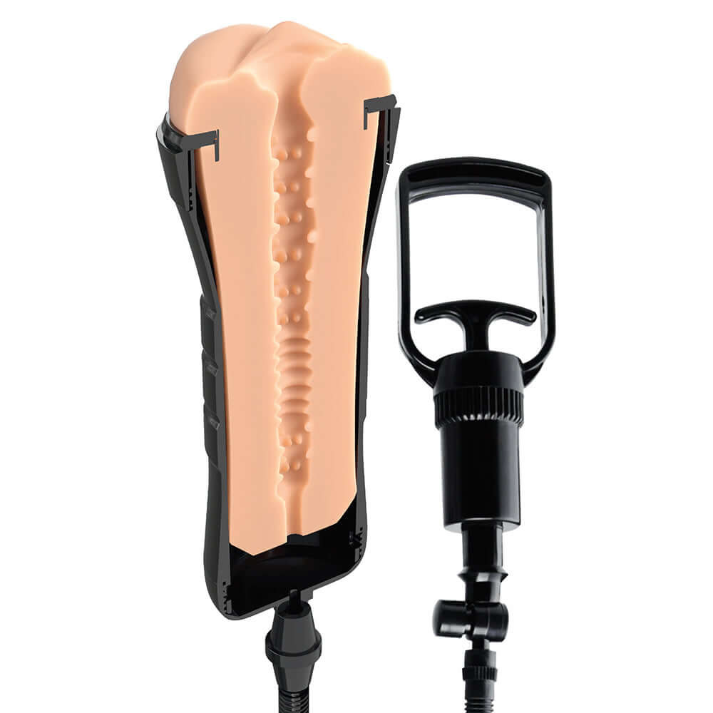 PDX Extreme Wet Pussies Super Sucker XXL Stroker Light with powerful suction and textured design