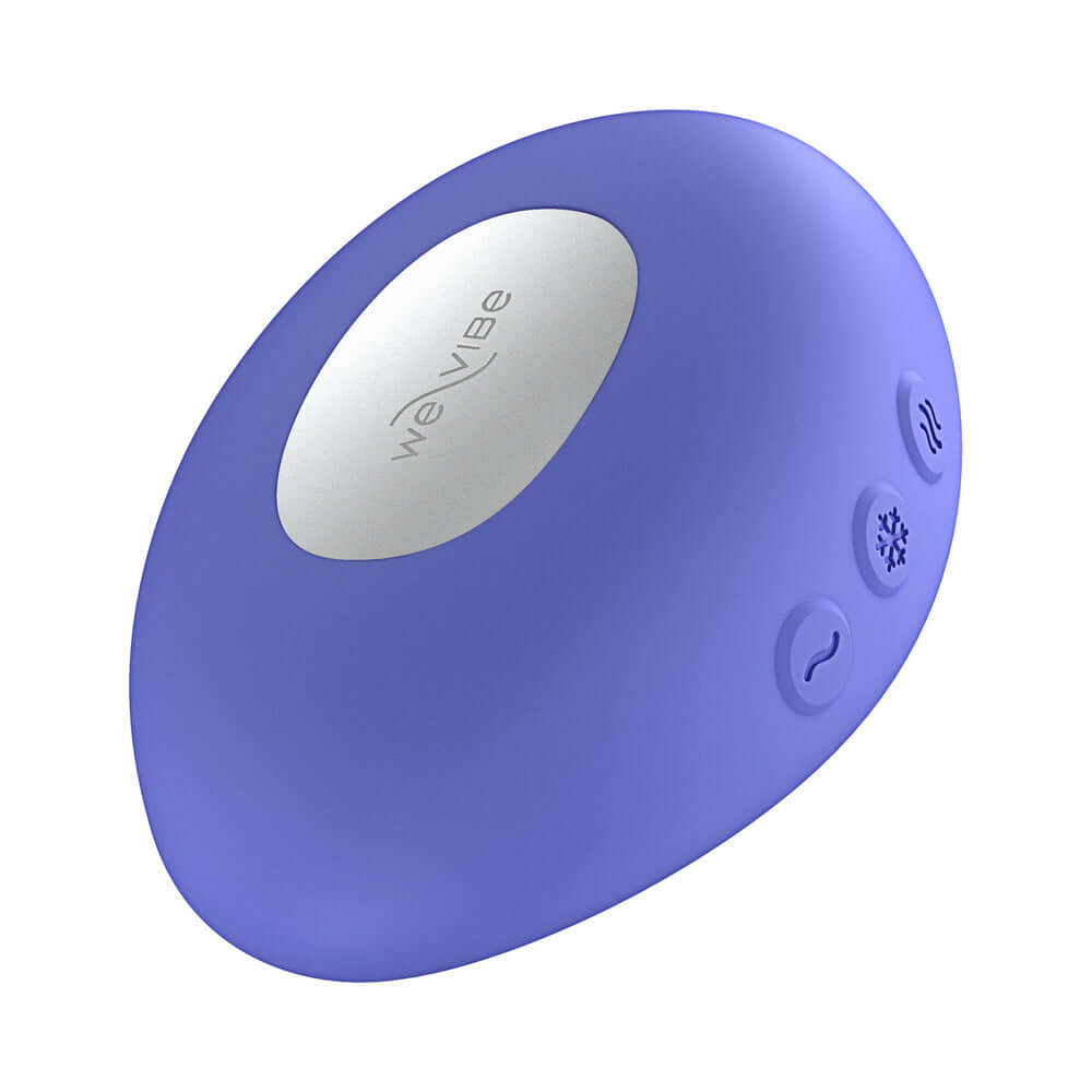 We-Vibe Temp Clitoral Massager Lavender Blue showcasing innovative design and temperature-control technology.