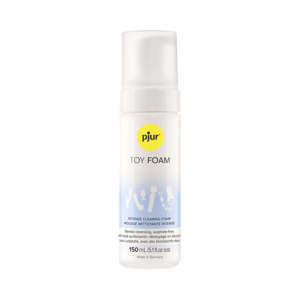 pjur TOY Intense Cleaning Foam 5 Oz - gentle cleansing foam for intimate accessories, made in Germany.