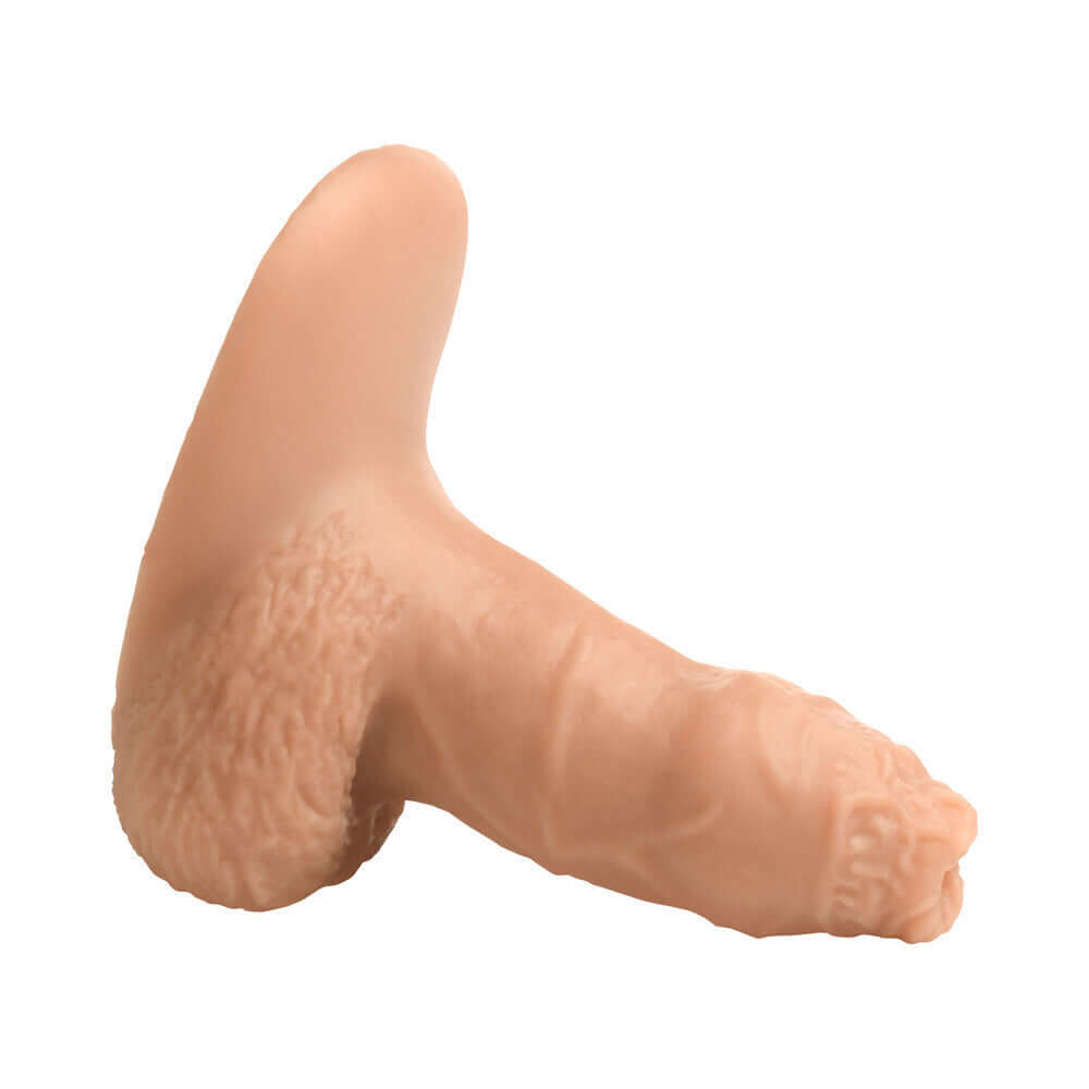 Strap U 5.1 inch Uncut Silicone Packer Dildo Light designed for comfort and gender affirmation.
