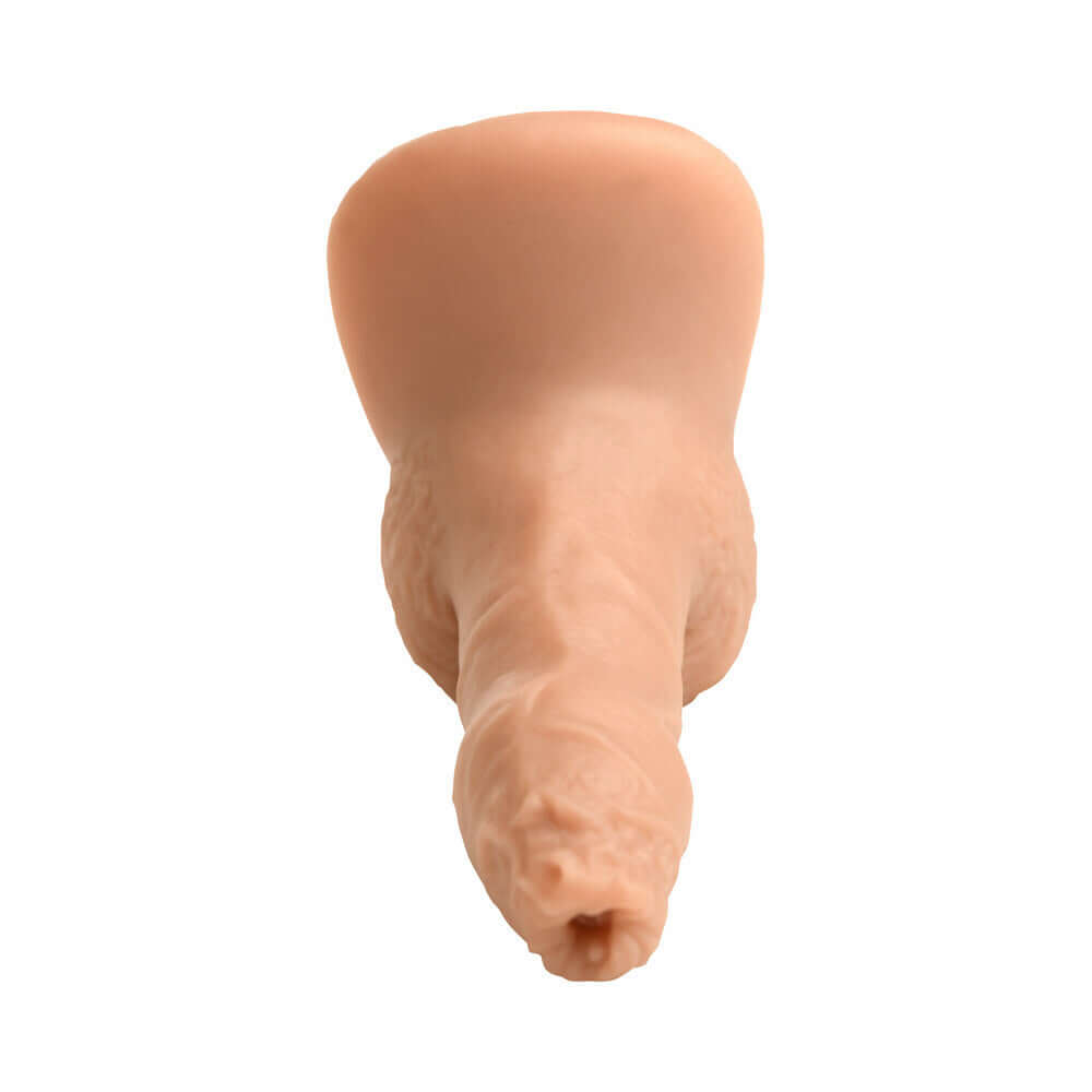 Strap U 5.1 inch Uncut Silicone Packer Dildo Light designed for natural comfort and confidence.