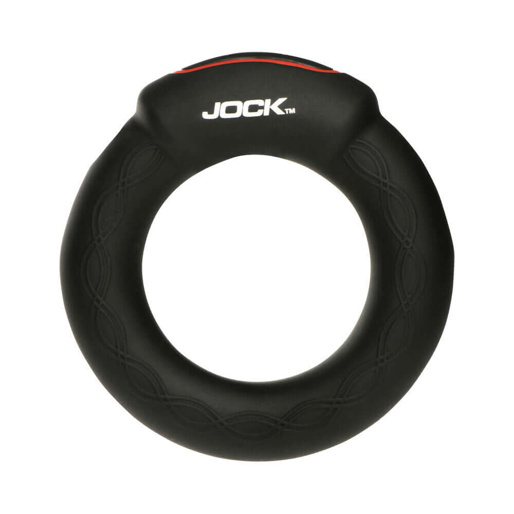 JOCK Rumbler 2 inch Vibrating & Warming C-Ring for enhanced stimulation and comfort with powerful vibration and warming function.