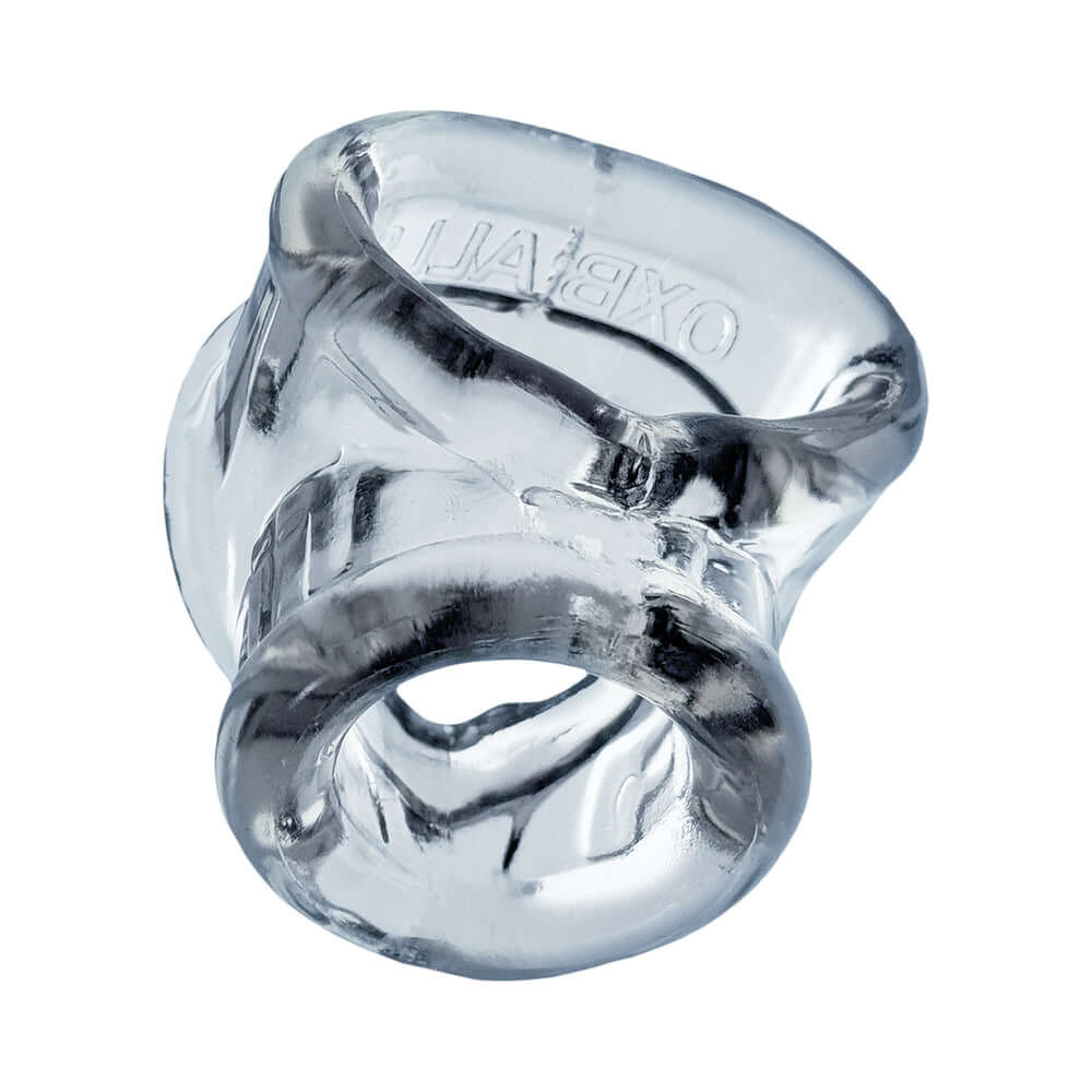 Oxballs Cocksling Fit Sling Clear, a transparent ergonomic sling designed for a slimmer fit and improved grip.