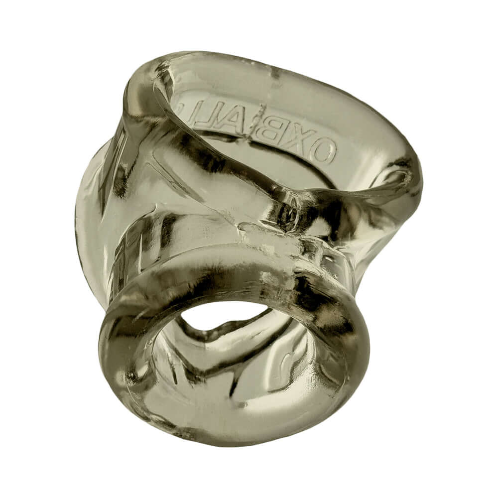 Oxballs Cocksling Fit Sling Storm clear silicone cock ring with ergonomic design for a secure fit