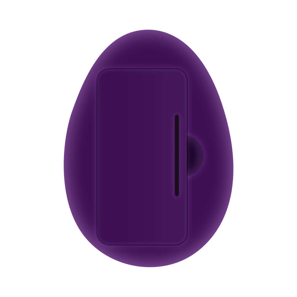 Playboy Pleasure This and That Double End Massager Acai purple silicone design for versatile pleasure.