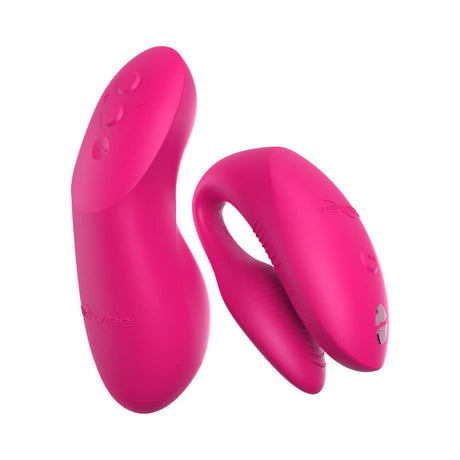 We-Vibe Chorus Pro Couples Massager Electric Pink, advanced vibrator with three motors for couples.