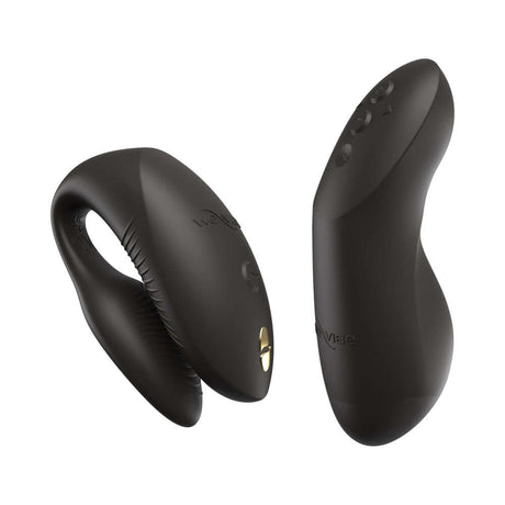 We-Vibe Chorus Couples Vibrator with Remote Control Black, designed for enhanced shared pleasure.