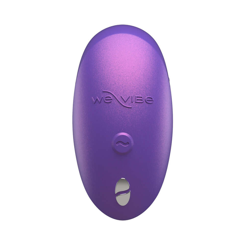 We-Vibe Chorus Pro Cosmic Purple premium couples vibrator in vibrant purple color with logo and control button.