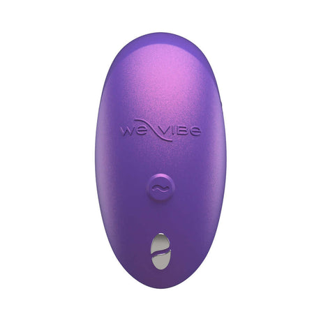 We-Vibe Chorus Pro Cosmic Purple premium couples vibrator in vibrant purple color with logo and control button.