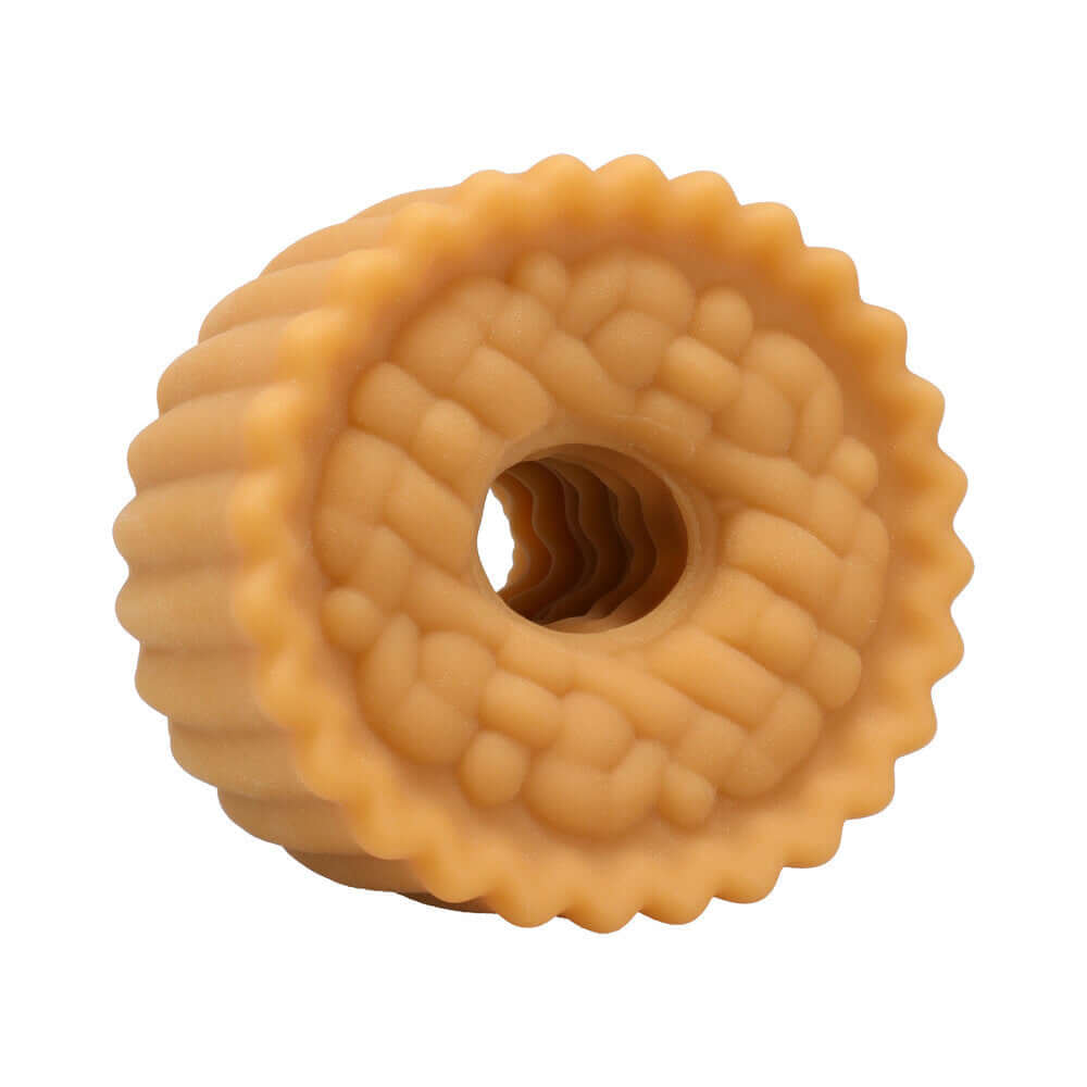 GoodHead Apple Pie Blowjob Set realistic stroker designed for pleasurable solo play with textured interior.