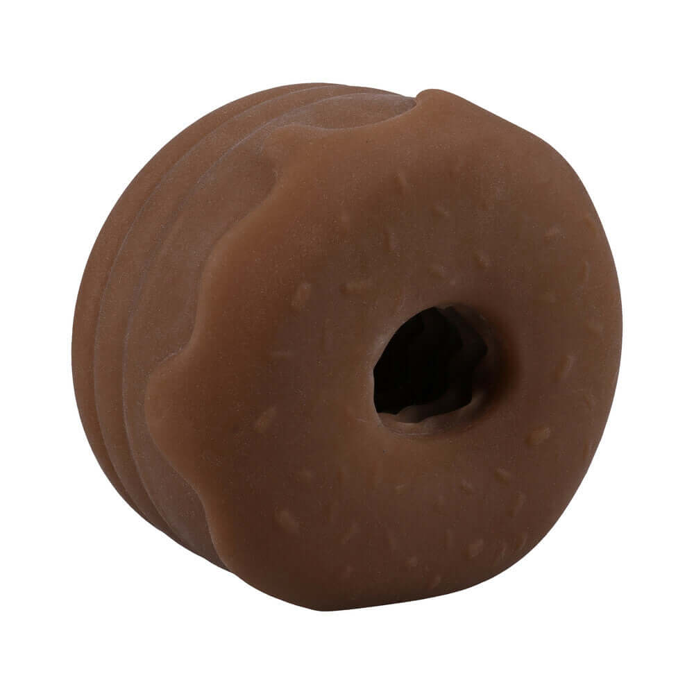 GoodHead Chocolate Donut Blowjob Set showing a chocolate donut stroker made from ULTRASKYN material.