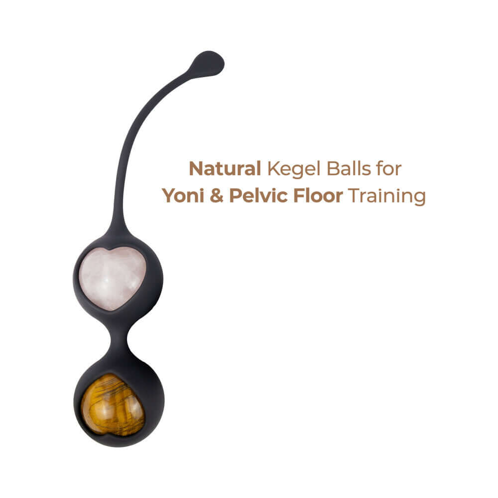 Adrien Lastic Harmony Stones Kegel and Chakra Set featuring natural Kegel balls for Yoni and Pelvic Floor Training.