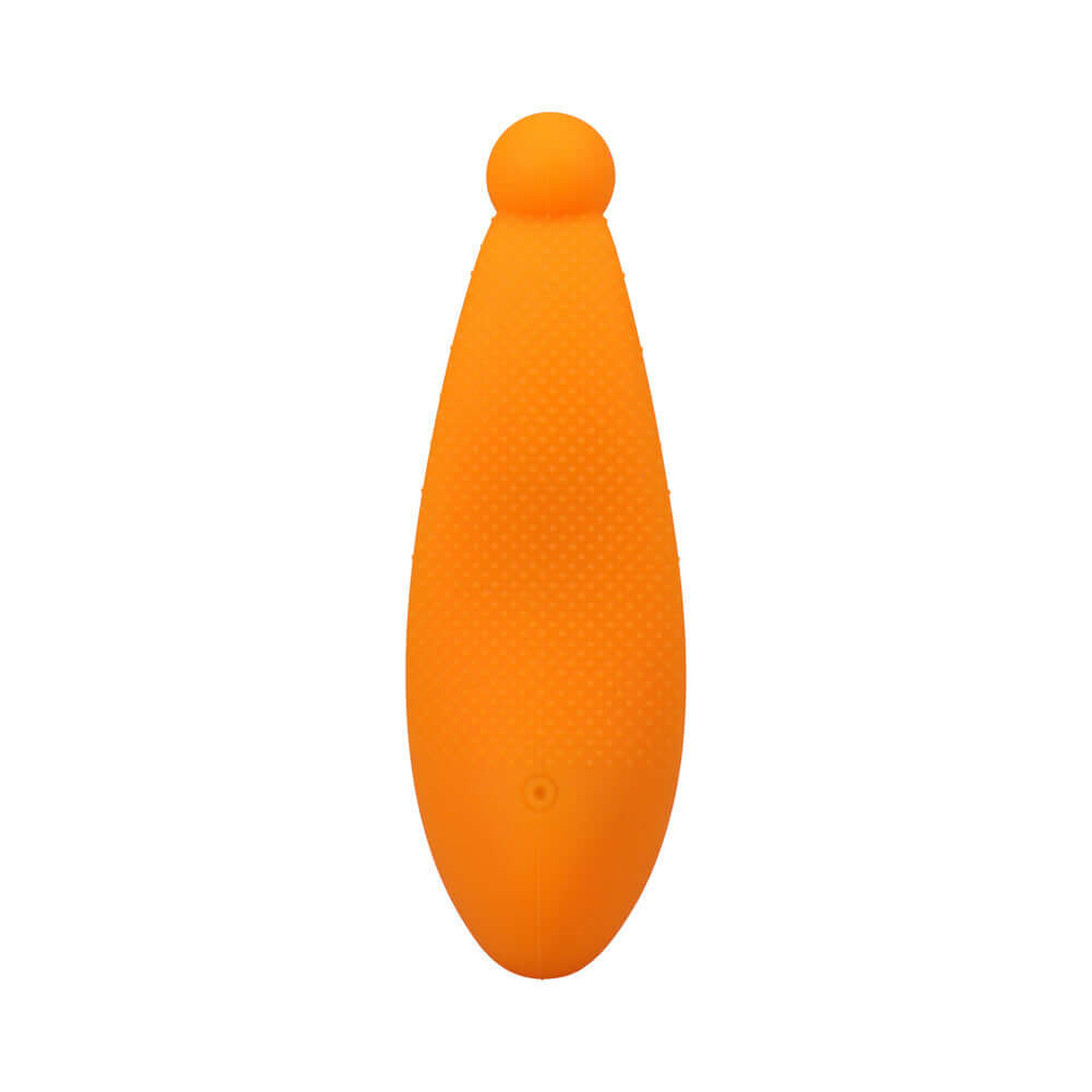 Polynesian Pleasures Into The C Sun Coralee Sunrise Orange silicone vibrator with a coral-inspired tip.