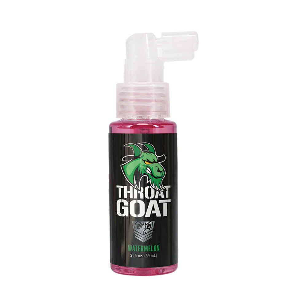 Fort Troff Throat Goat Watermelon 2 Oz bottle with pump, designed for smoother oral pleasure.