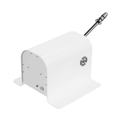 Temptasia Rebel Ride Sex Machine, a white thrusting device designed for ultimate pleasure and control.