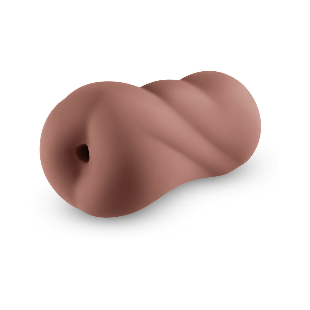 Pocket Pals Anal Stroker Brown, a lifelike compact stroker designed for intense pleasure.