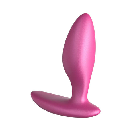 We-Vibe Ditto Plus Remote Control Vibrating Anal Plug Pink side view showcasing its ergonomic design.
