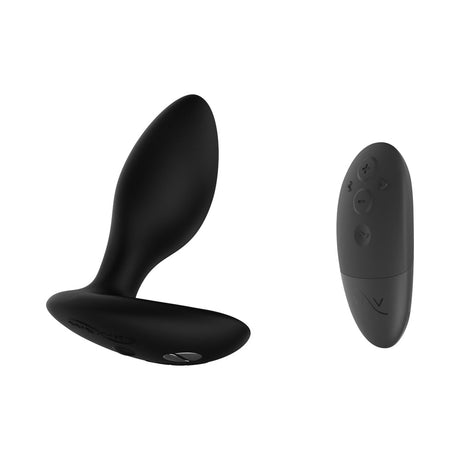 We-Vibe Ditto Plus Remote Control Vibrating Anal Plug Black with remote control, designed for pleasure and comfort.