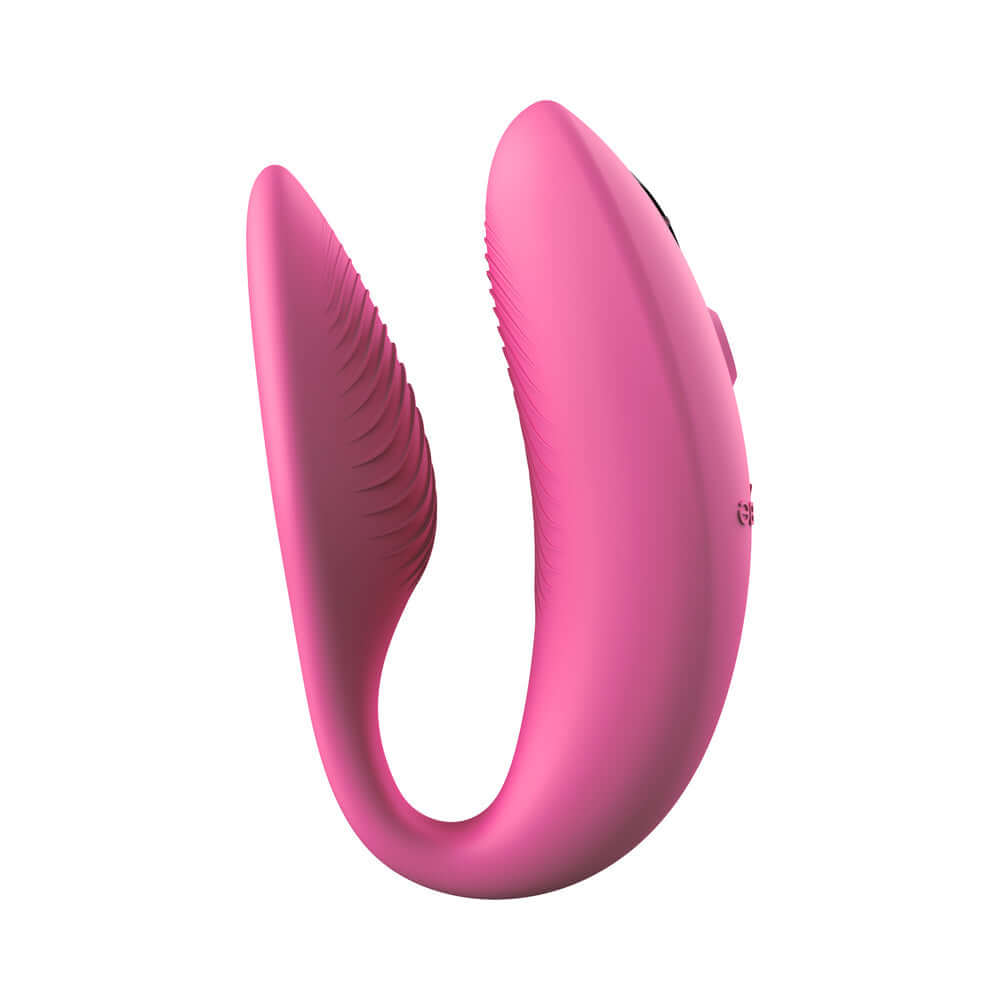 We-Vibe Sync 2 Remote Control Couples Vibrator Rose, designed for deeper connections and adjustable fit.