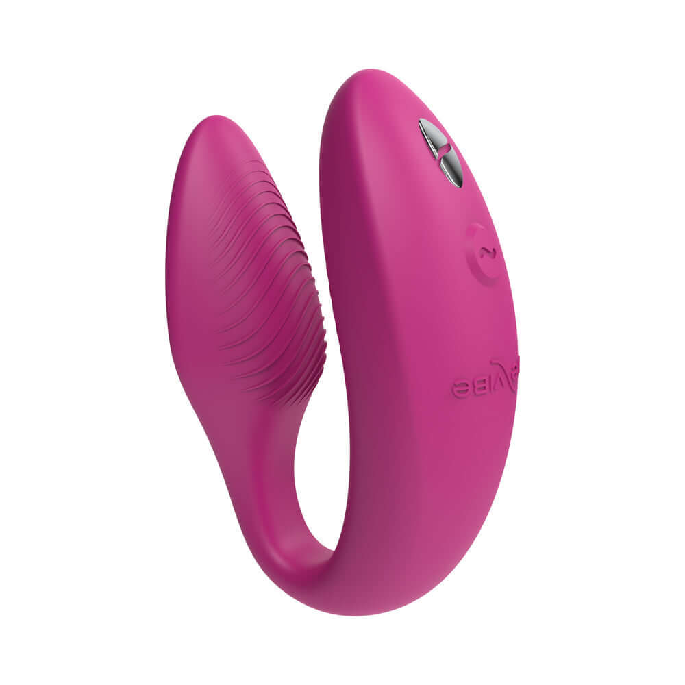 We-Vibe Sync 2 Remote Control Couples Vibrator Rose in vibrant pink design for enhanced shared pleasure.