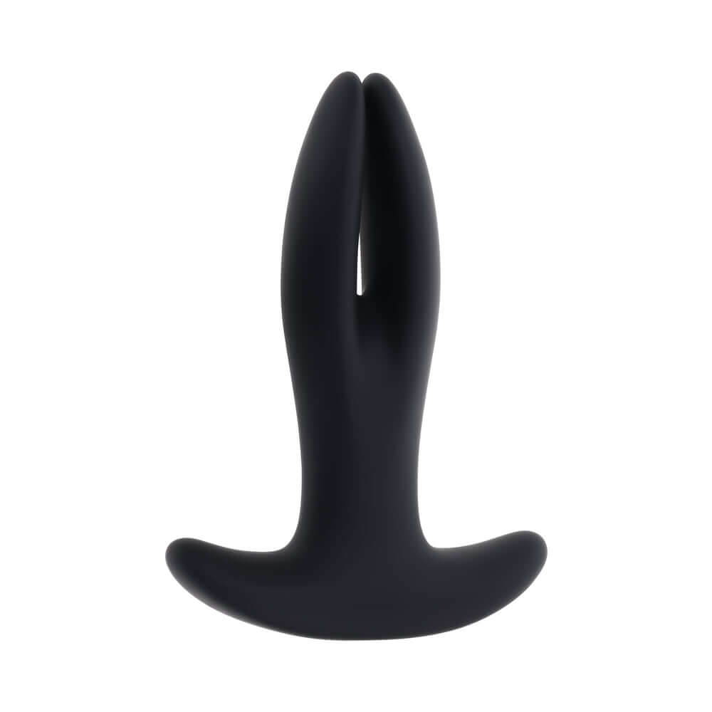 Gender X Spread The Love Prostate Massager Black - innovative pleasure device with rhythmic vibrating motion.