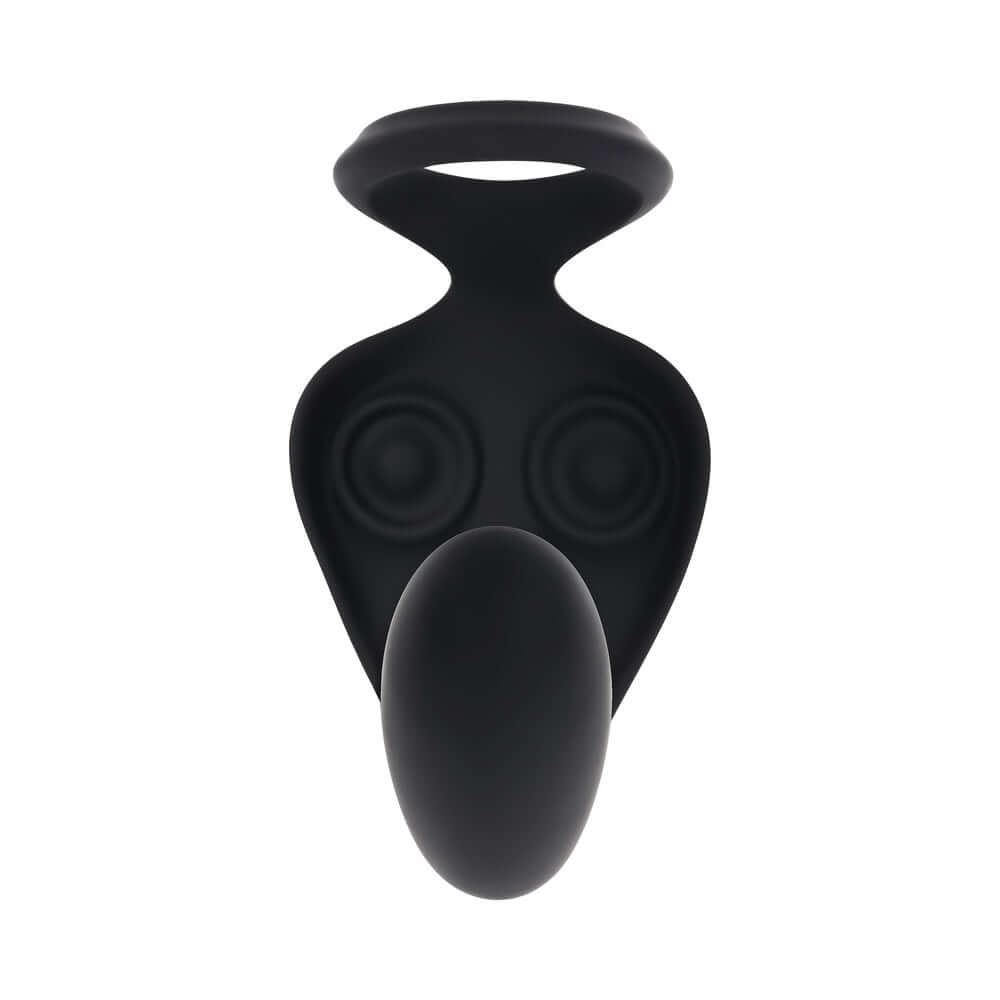 Zero Tolerance Ballin Out Black prostate massager with vibrating shaft and flexible wings for ultimate stimulation.