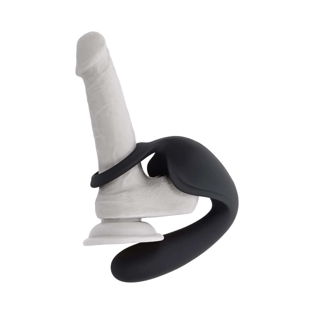 Zero Tolerance Ballin Out Black is a dual-function pleasure device for prostate and testicle stimulation.