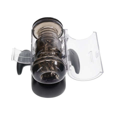 Zero Tolerance Hold Me Tight Stroker Black showcasing its advanced design and interactive features.