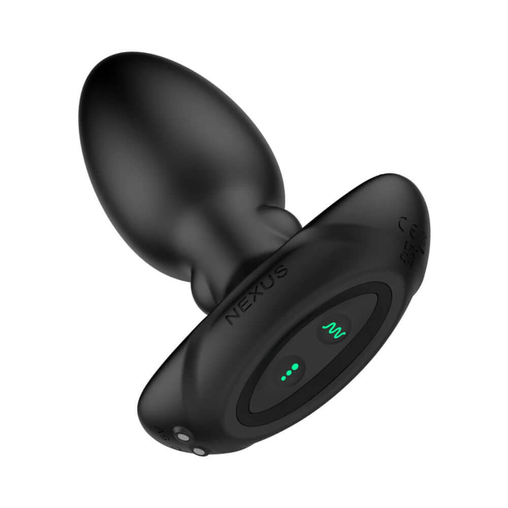 Nexus Beat Thumping Butt Plug with Remote Control showcasing thumping technology and sleek design.
