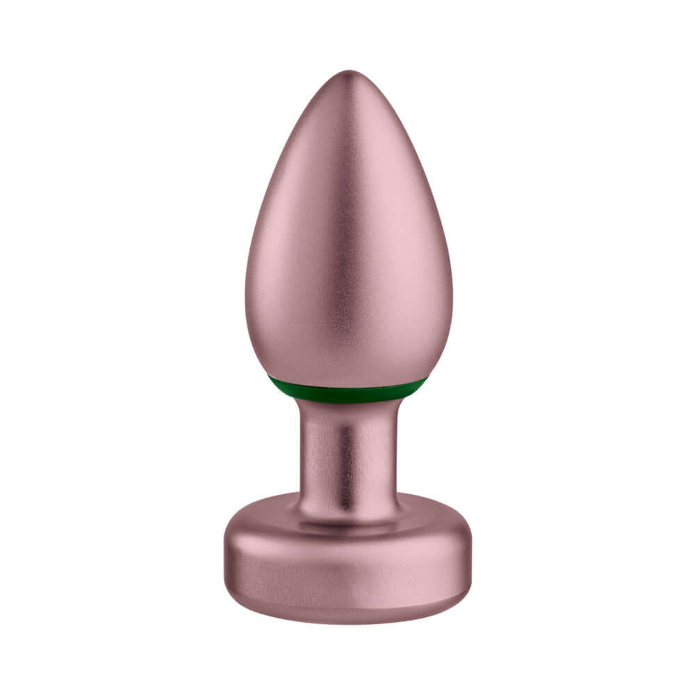 FemmeFunn Bougie Plug Rose Gold, luxurious anodized aluminum anal plug with a sleek design.