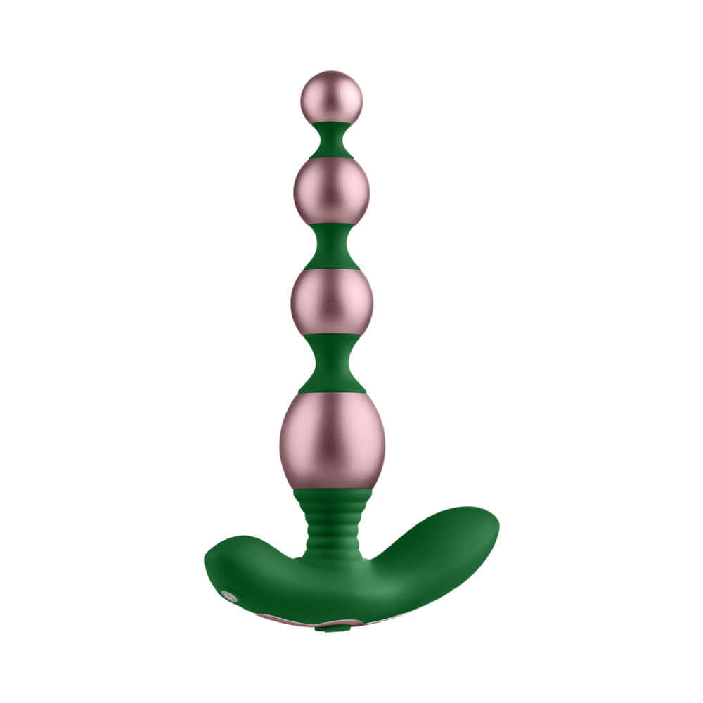 FemmeFunn Bougie Beads Rose Gold, luxurious anal beads with sleek anodized aluminum and elegant design.