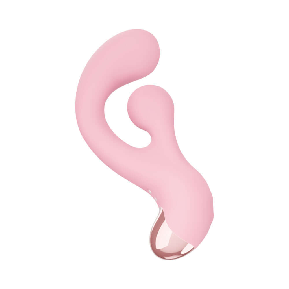 Luv Inc Rotating Orb Rabbit Light Pink design with flexible shaft and dual-action features for enhanced pleasure.