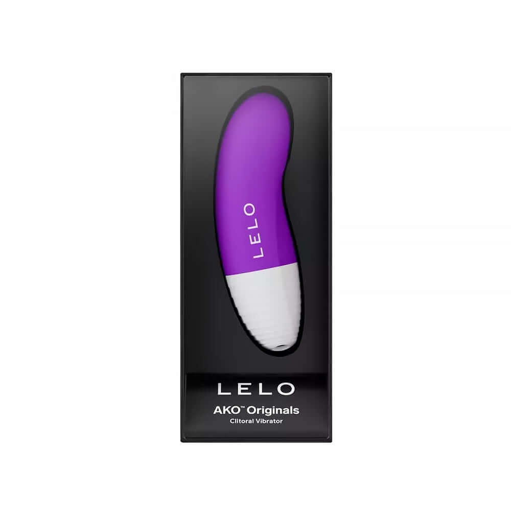 LELO AKO Originals Clitoral Vibrator in elegant packaging, ideal for pleasure and stimulation.