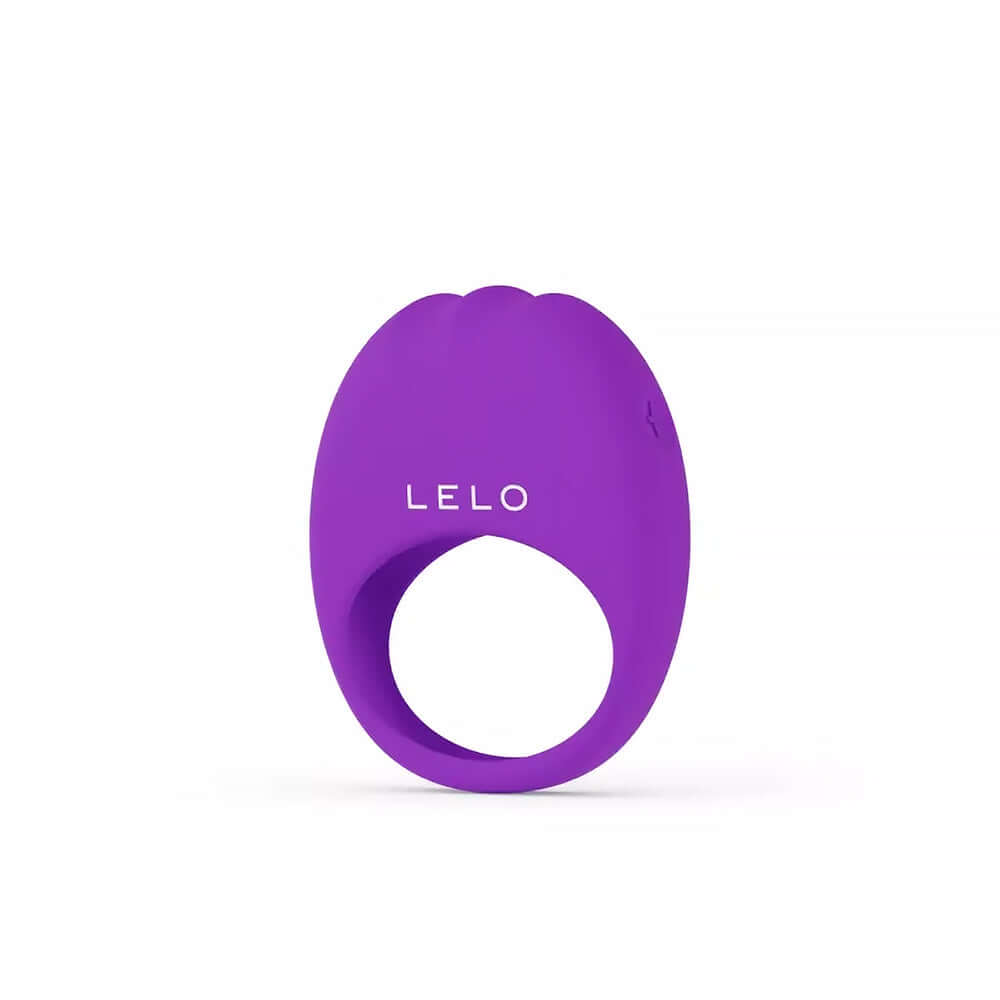 LELO LIFEGUARD Originals Vibrating Couples Ring in purple, made from body-safe silicone.