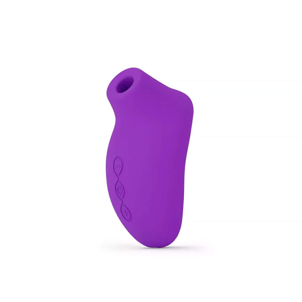 LELO SONA Originals Sonic Clitoral Massager in vibrant purple color, showcasing its unique design.