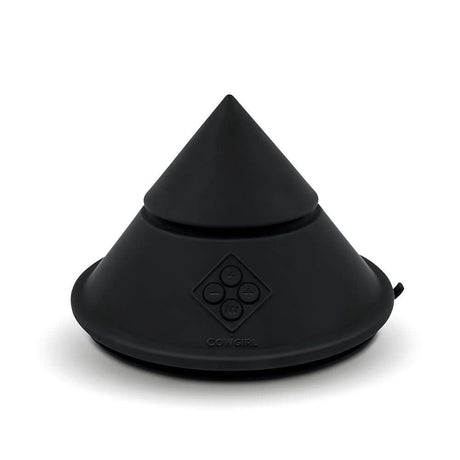 Cowgirl Cone Premium Sex Machine with App and Remote Control in sleek black design.